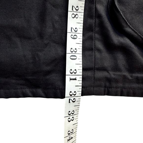 Taylor Supply Waxed Canvas Barn Coat Mens sz L Black Chore Field Jacket Preppy - Picture 7 of 8